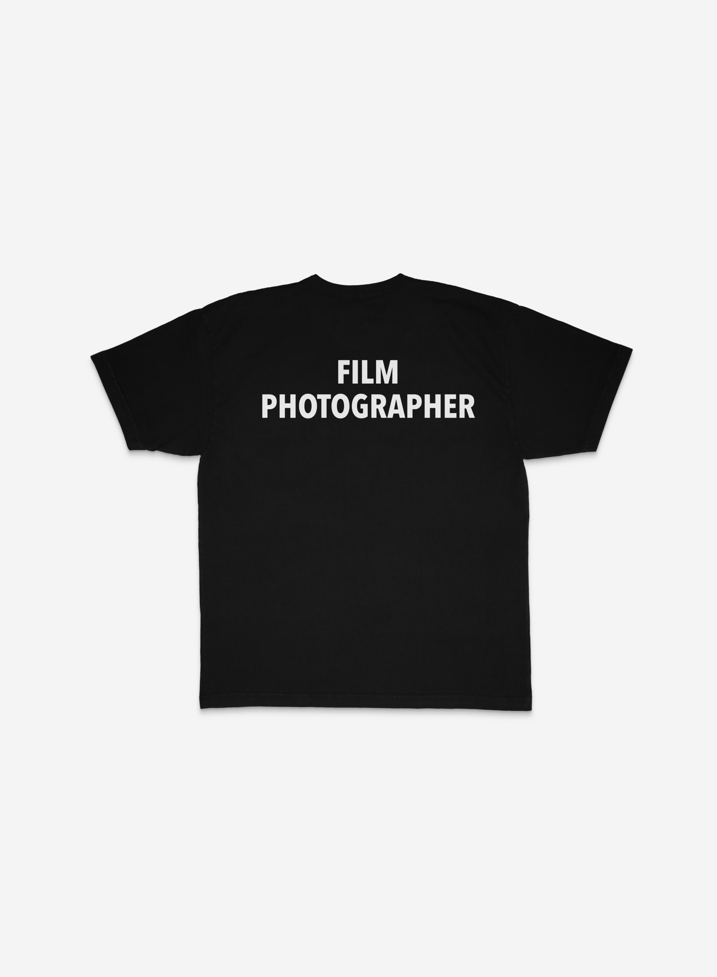 FILM PHOTOGRAPHER T-SHIRT (BLACK/WHITE)