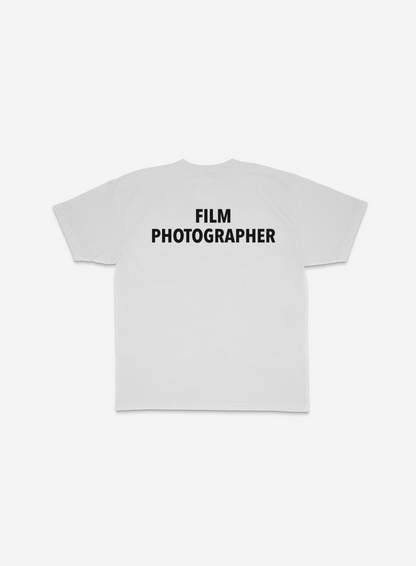 FILM PHOTOGRAPHER T-SHIRT (WHITE/BLACK)