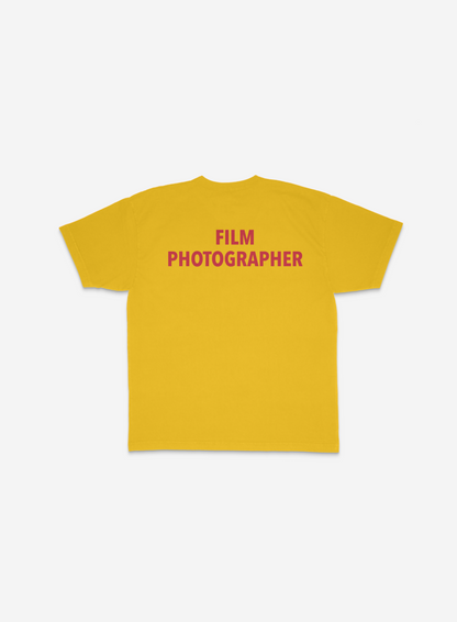 FILM PHOTOGRAPHER T-SHIRT (YELLOW/RED)