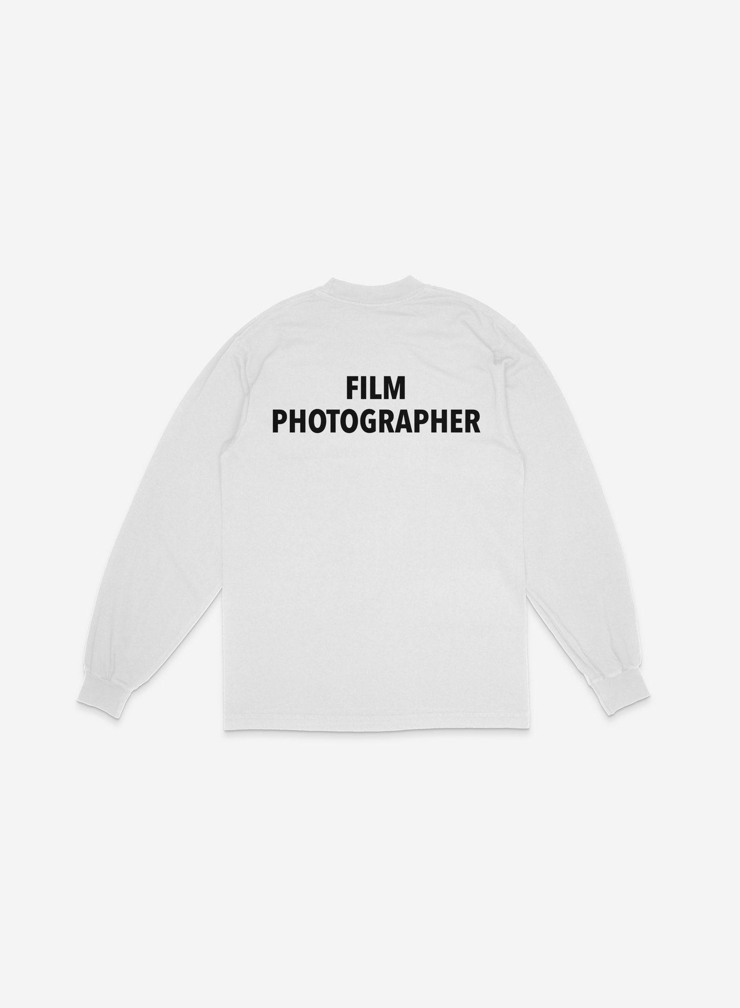 FILM PHOTOGRAPHER LONG SLEEVE (WHITE/BLACK)