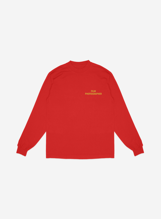 FILM PHOTOGRAPHER LONG SLEEVE (RED/YELLOW)