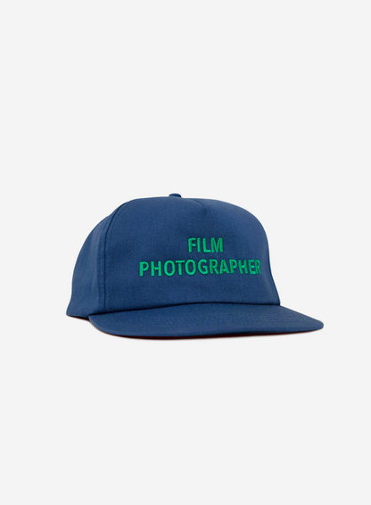 FILM PHOTOGRAPHER SNAPBACK HAT (BLUE/GREEN)