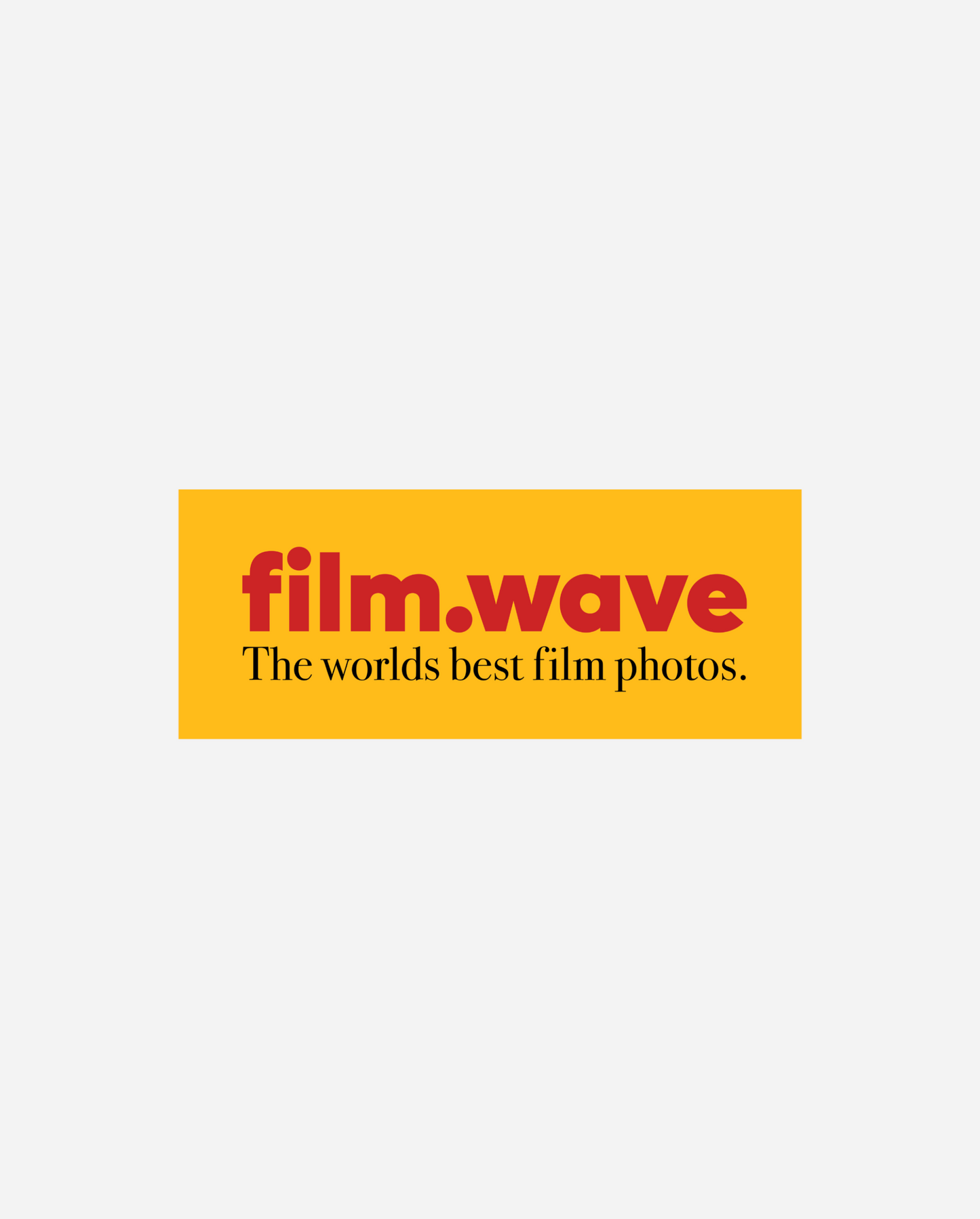 film.wave Stock Logo Bumper Sticker